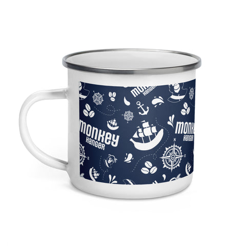 Nautical Enamel Mug