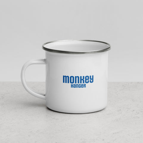Monkey Hanger Enamel Mug