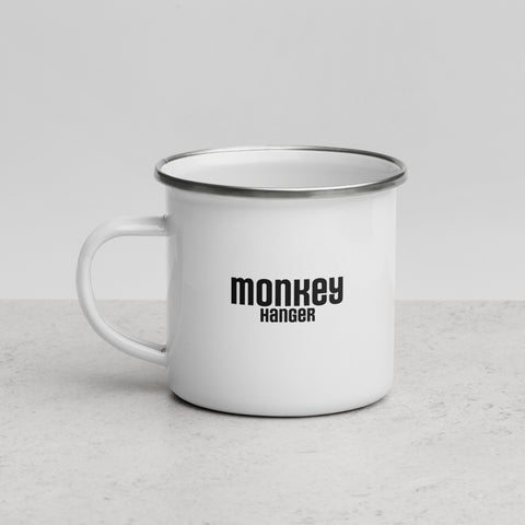 Monkey Hanger Enamel Mug