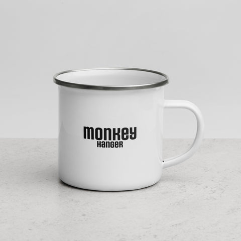 Monkey Hanger Enamel Mug