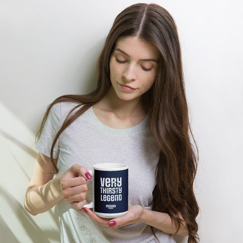 Very Thirsty Legend Large Coffee Mug